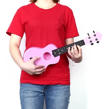 

21" Ukulele 4 Strings Guitarra Acoustic Bass Guitar Musical Stringed Instrument for Beginners Children Kids Gifts 5 Colors