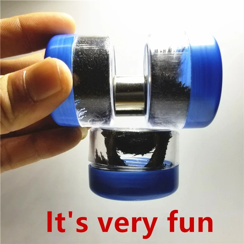 

1/5box Iron Powder Magnets Model for Education Science Experiment for teaching