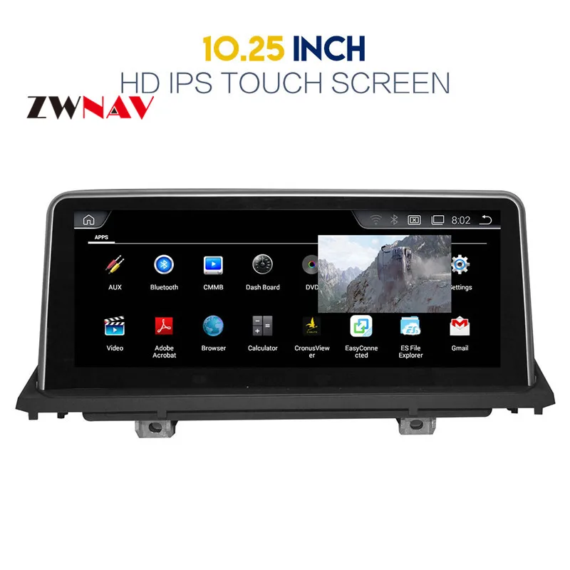 Perfect ZWNAV 10.25"Touch Android Intelligence Car Multimedia Player for BMW X5 E70 F15 F85 X6 E71 F16 F86 GPS Navigation No DVD Player 4