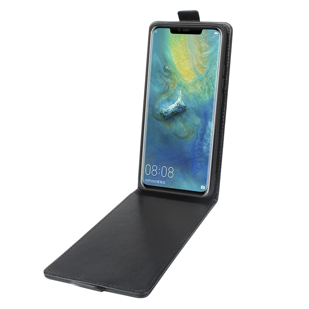 Для huawei mate 20 Pro Чехол из искусственной кожи вертикальный защитный корпус чехлы