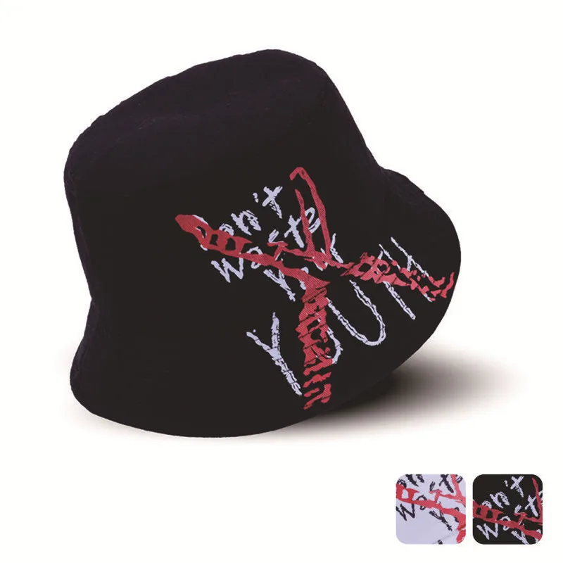 

Fashion Boonie Flat Fishman Hat Japanese Men Women Bucket Hats Harajuku Embroidery Letter Hip Hop Fishing Cap Summer Sun Hats