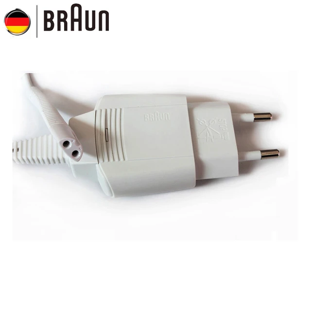 Braun 5497 Weiß Rasierer Ladegerät Europa Ladekabel Eingang 100-240 v  Ausgang 12 v IPX4 Wasserdicht Marke Neue