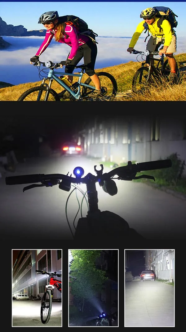MagicShine 3-Mode 1100 Люмен светодиодный светильник для велосипеда XM-L T6 светодиодный фонарь вспышка светильник головной светильник w/18650 Батарейный блок+ зарядное устройство