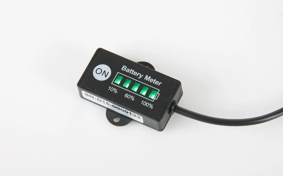 50 шт./лот) Батарея датчик светодиодный Батарея метр Индикатор 12/24V RL-BI005 для Гольф тележки в байкерском стиле