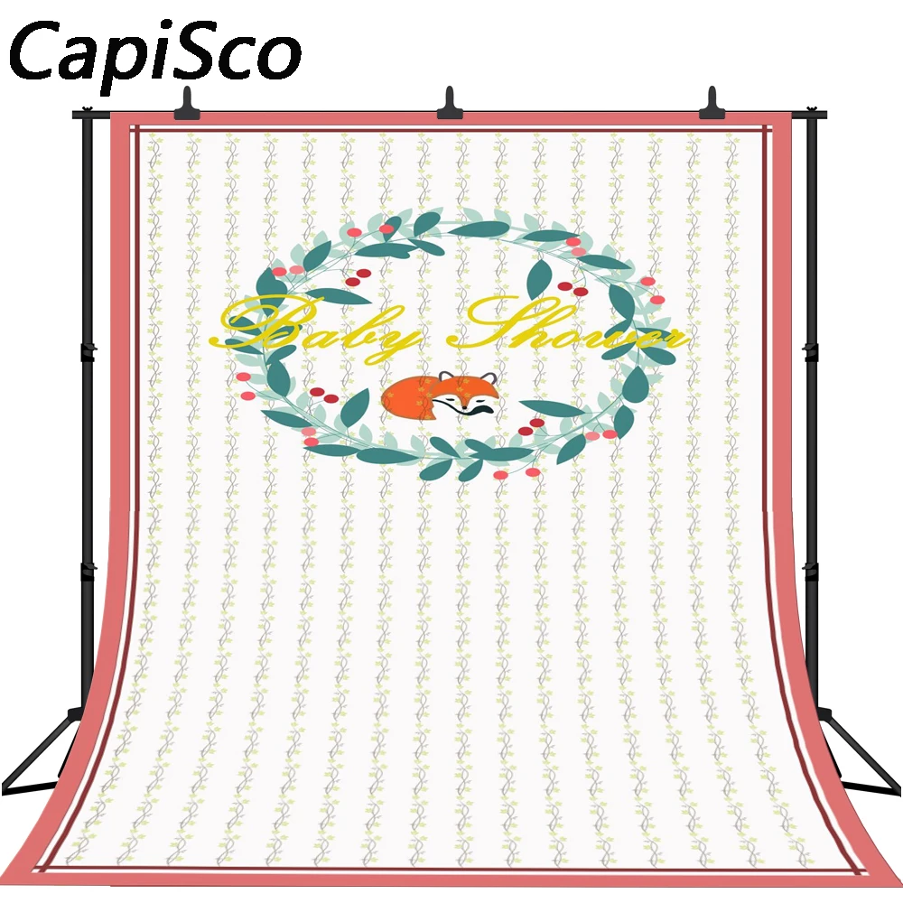 

Capisco photography backdrop fox animal party birthday party background photo shoot props photobooth photocall custom