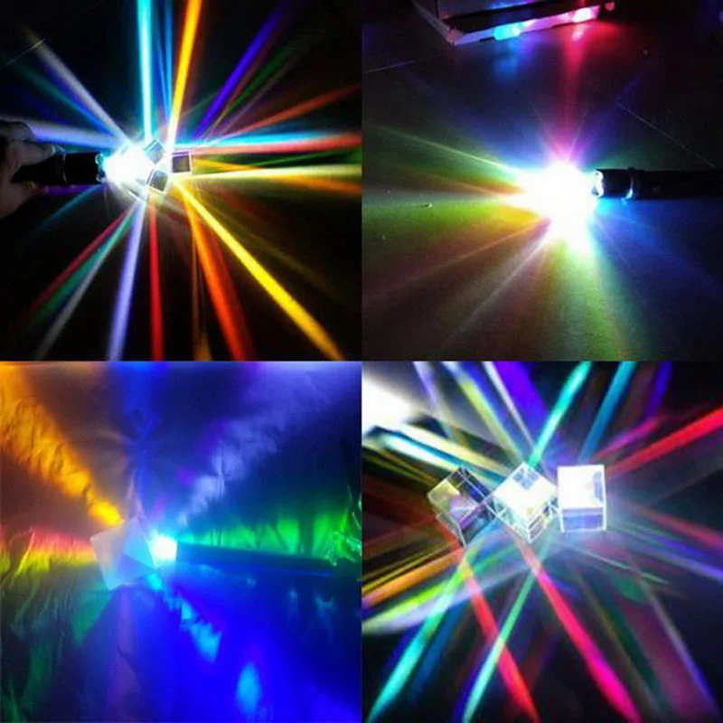 Science Prism Laser Beam Combine Cube Prism Laser Diode FOR Optical Instruments Mirror Teaching Tools Module Toy Decoration fun Science Prism Laser Beam Combine Cube Prism Laser Diode FOR Optical Instruments Mirror Teaching Tools Module Toy Decoration fun