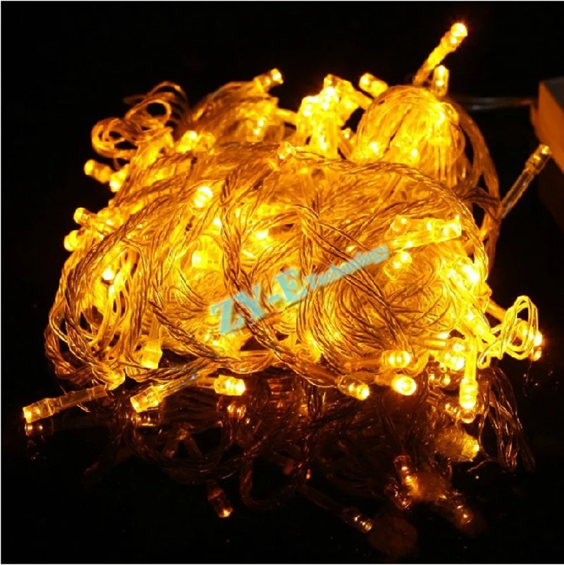 Holiday lights 10M 100LEDs LED string light 220/110V Christmas Holiday Wedding Party Decorations Garland Lighting ship by dhl