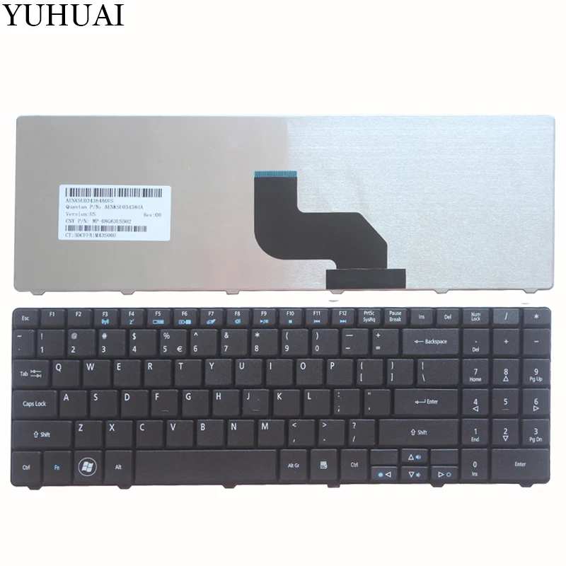 US клавиатура для ноутбука Acer Aspire 5241 5334 5516 5517 5532 5534 5541 Emachines E725 E527 E727 E525 E625 E627 E430 E628