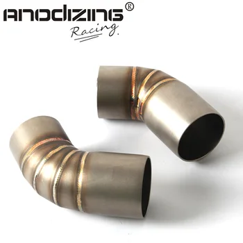 

Motorcycle Exhaust middle pipe for DUCATI 696 2008 2009 2010 2011-2014 796/795 2010-2014 Slip-On without muffler