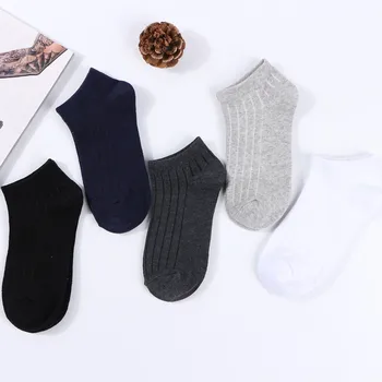 

Summer new socks cotton pure color men's boat socks sweat-absorbing breathable socks
