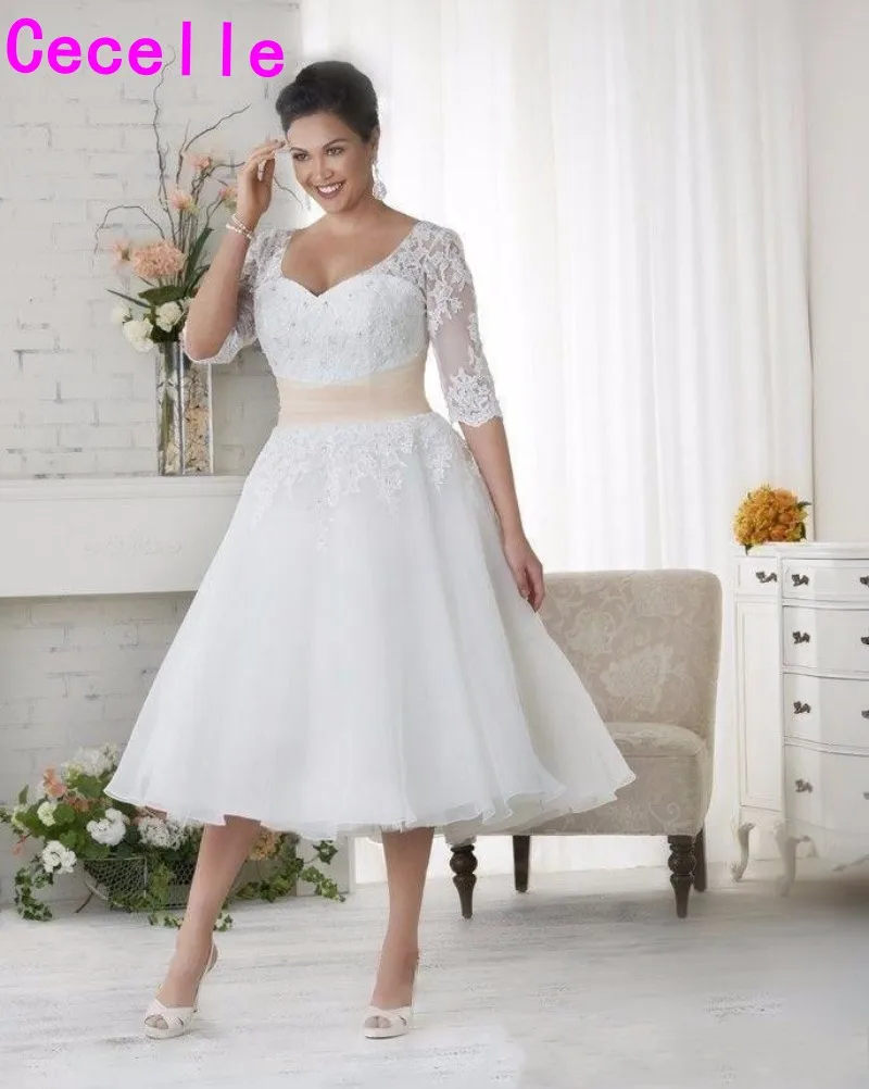 plus size casual wedding dresses