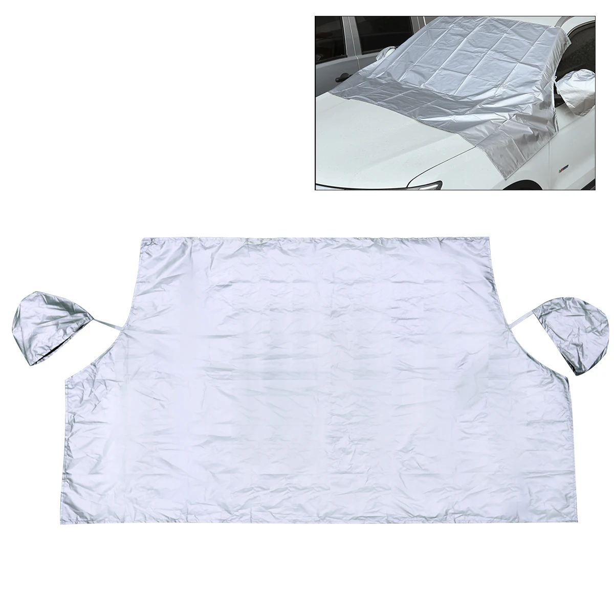 

1pc Car Magnetic Edges Windshield Cover Rain Ice Snow Cover with Mirror Protective Cover Frost Guard Outdoor Car Protector