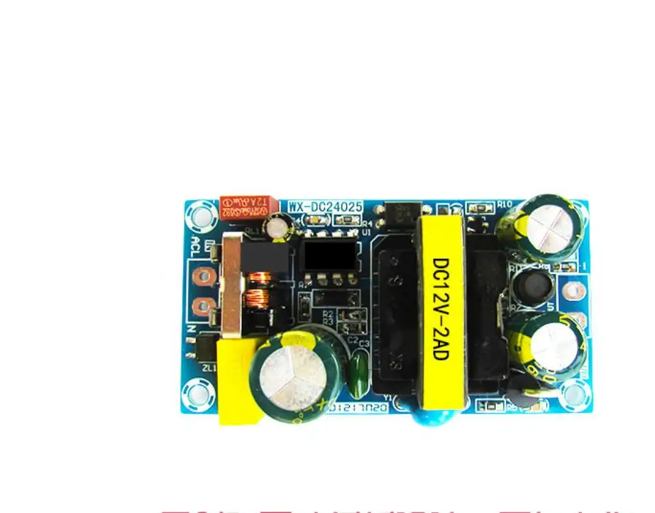 

Power source Module AC-DC Converter 110v 220v to DC 12V 2A Max 4A 24W Switching Power Supply Board