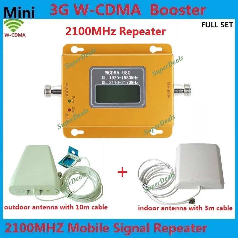 Full Set LCD Display 3G W CDMA 2100MHz Cell Phone Signal