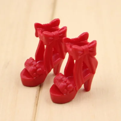 Icy blyth кукла шарнир тело кукла обувь на высоком каблуке - Цвет: red