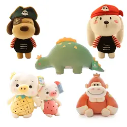 Аниме набивные плюшевые игрушки животные мягкие детские игрушки для детей девочек мальчиков Kawaii Мини хомяк Кролик Собака Панда игрушечный