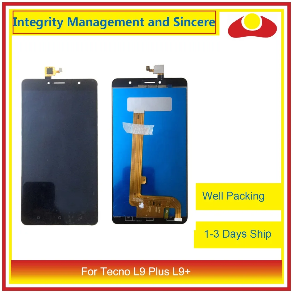 

6.0" For Tecno L9 Plus L9+ Lcd Display Screen Touch Screen Panel Digitizer Screen Assembly Complete Replacement Black