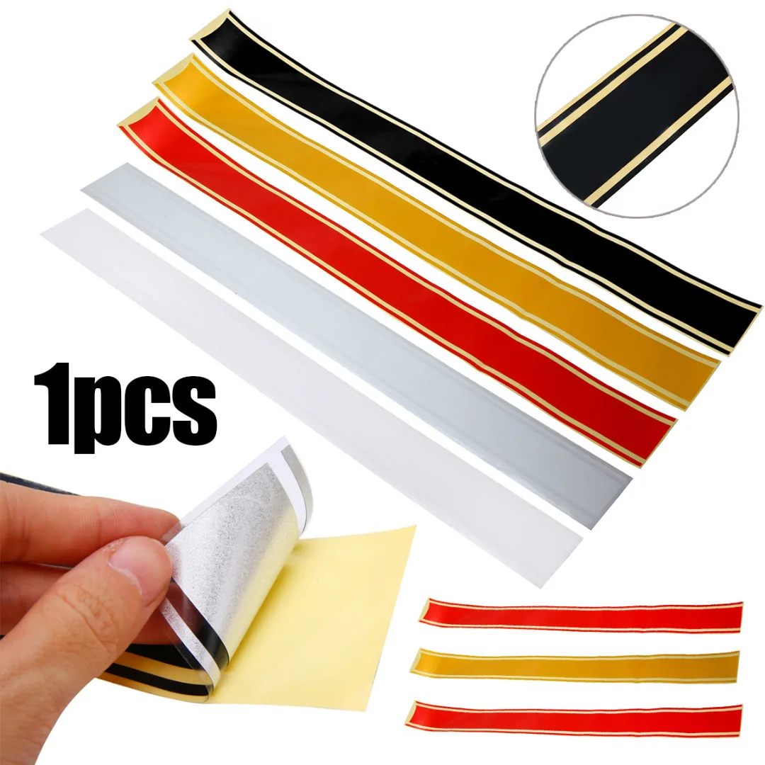 

1PC 50*5CM Cafe Racer Motorcycle Fuel Oil Tank Cover Sticker Retro Protector Decal Strip 5 Colors For Honda
