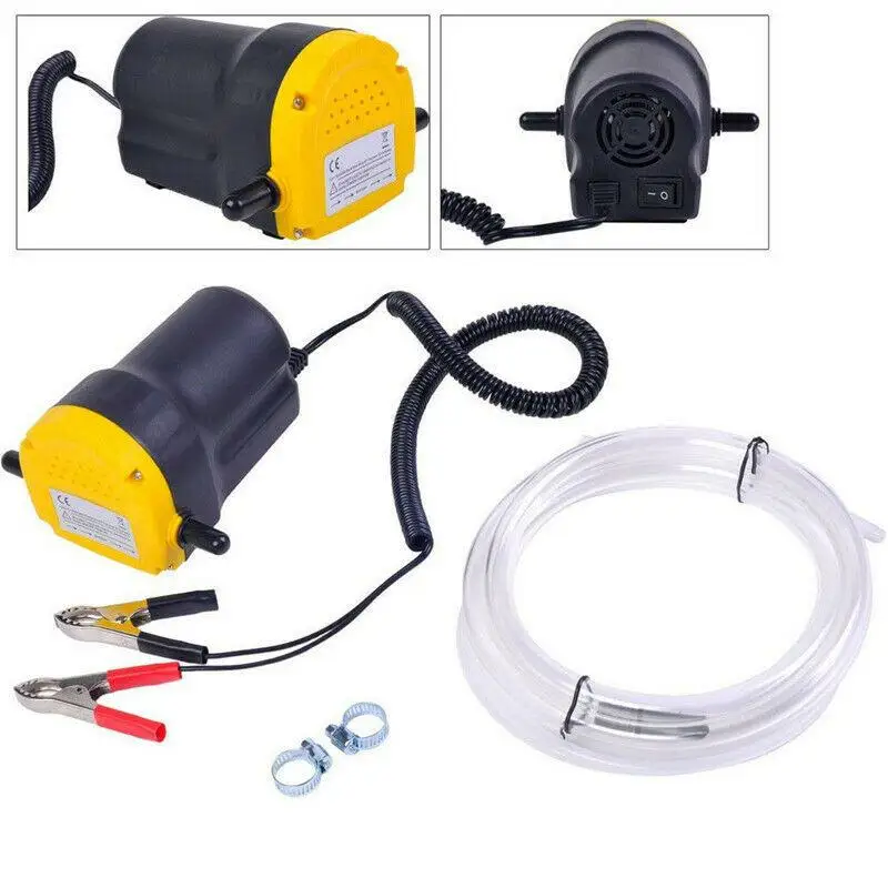 

Dragonpad Oil Diesel Fuel Fluid Extractor Electric Transfer Scavenge Suction Pump 5A 12V Car Oil Supplies for Cars