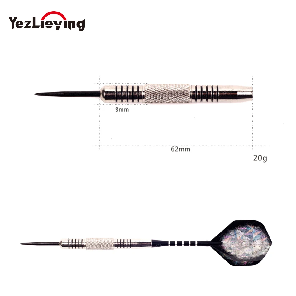 3 шт./кор. Профессиональный Дротика s 20g Сталь советы Дротика s практика стрельба бросание Дротика s Перелёты Дротика полета борона чехол Дротика