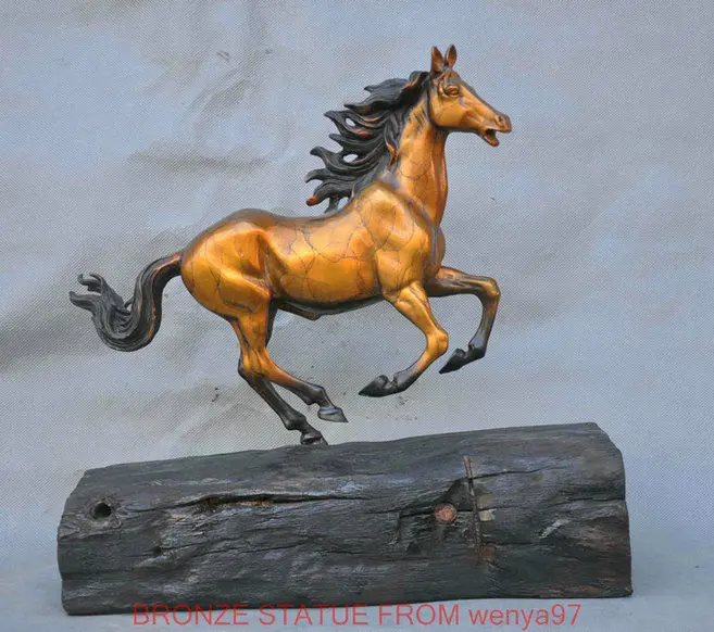 ^ # Красивая художественная декорация бегущая лошадь Steed Бронзовая статуя фигурка