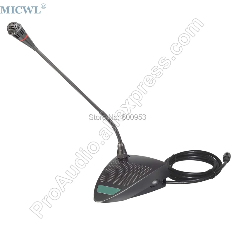 

MICWL AU350-06 Wired Desktop Table condenser Gooseneck Conference Meeting Microphone Mic