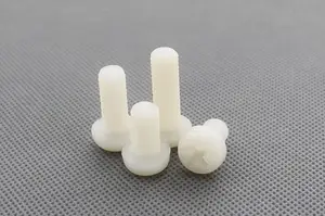 50 шт. круглая головка крестообразный нейлоновое винта M8 * 10/12/15-50 мм пластиковый поддон головкой и крестообразным шлицем - изображение