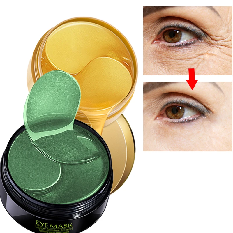 

Anti Aging Collagen Eye Mask for The Eye Care 60pcs Moisturizing Anti-Wrinkle Eye Patches Dark Circles Remove Gold Mask Eye Bag