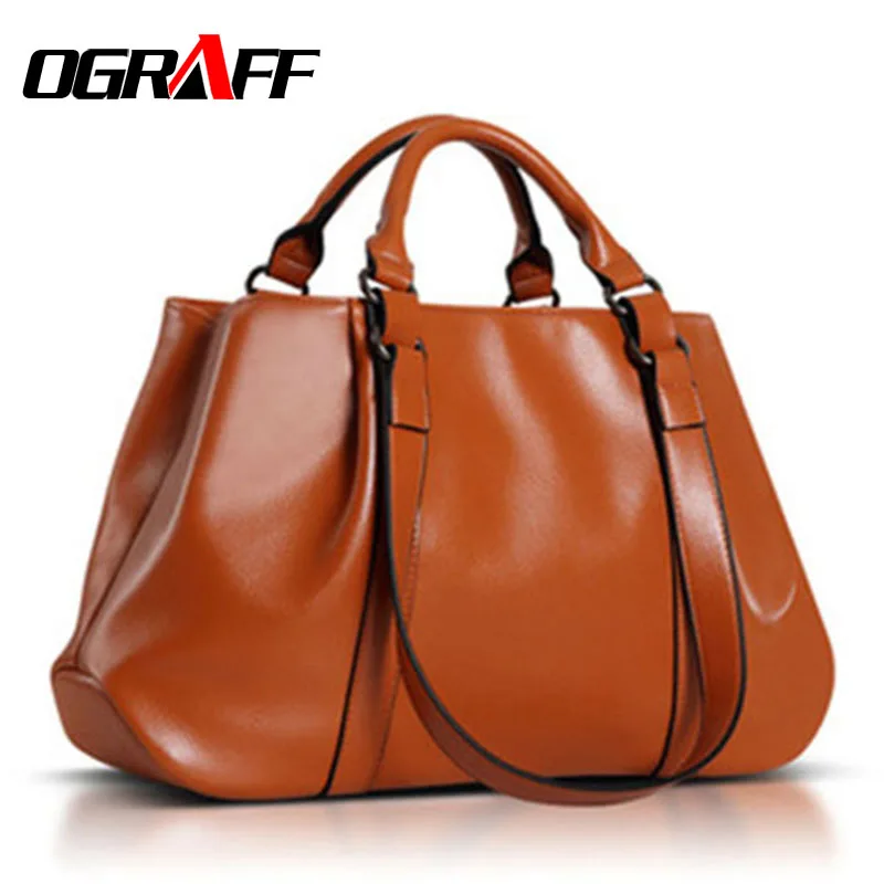 OGRAFF Women bag 2017 women leather handbags famous brands dollar price famous brand designer women messenger bags tote bag