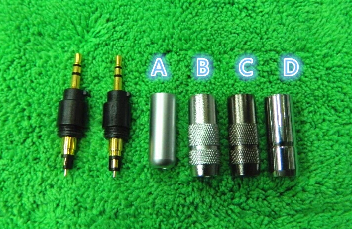 free shipping Earphone DIY 2 5mm Pin Adapter For Allen Urbanite XL Headphone 4pcs