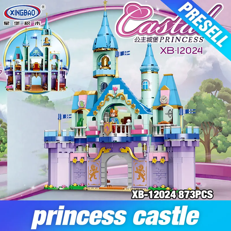 

XINGBAO 12024 Girls Series Children Toys Desneey Prince Castle Set Model Building Blocks Bricks DIY Educational Christmas Gift