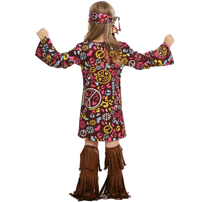 Хэллоуин Дети Косплэй аборигенов индийский костюм платья для девочек для взрослых Для женщин Savage коренных племя костюмы цыганские