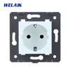 WELAIK EU-Standard Power-Socket DIY-Parts-Wall Socket-parts Without-Glass-Panel A8EW/B ► Photo 2/6