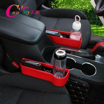 

Universal Car Seat Seam Wedge Cup Box for Peugeot 107 206 207 301 307 308 3008 2008 408 508 4008 Fiat Punto 500 500L Cult Bravo