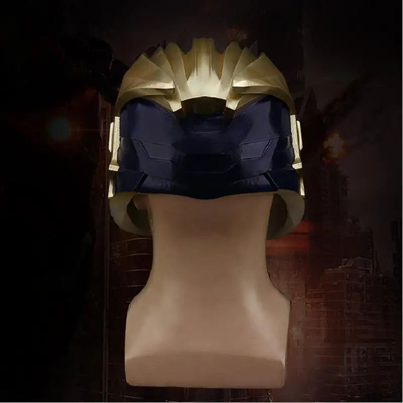 Avengers 4 Endgame Thanos Costume Cosplay Mask Helmet Full Head PVC Adult Men's Superhero Props Halloween Carnival Accessories Avengers 4 Endgame Thanos Costume Cosplay Mask Helmet Full Head PVC Adult Men's Superhero Props Halloween Carnival Accessories