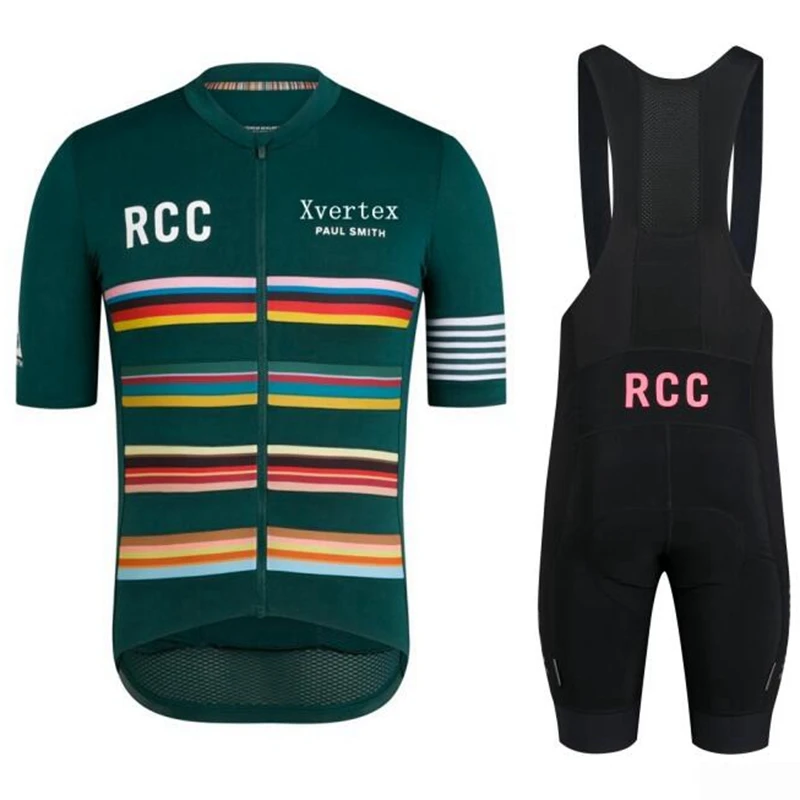 

X PAUL SMITH Cycling Clothing 2019 Men's Rcc Team kit short sleeve cycling Jersey and bib shorts RBX MTB racing cycling clothing