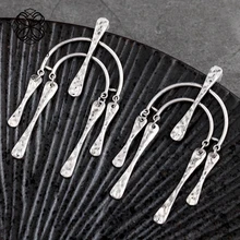 Геометрические серьги со шпилькой, для Для женщин цвета: золотистый, серебристый Цвет серьги-гвоздики, темпераментные цинковый сплав Для женщин ювелирные изделия с квадратными кристаллами циркония серьги