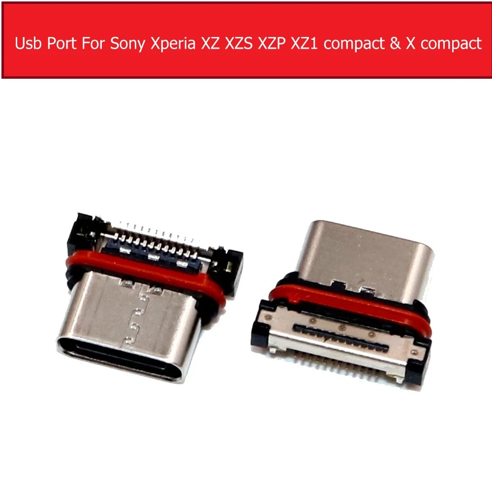 Водонепроницаемый зарядный USB порт для Sony Xperia XZ1C G8441 XC F5321 Micro разъем XZS XZ XZP G8231 F8332