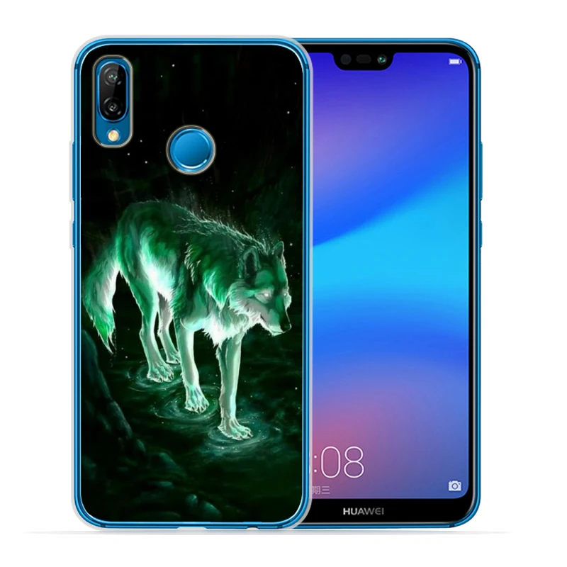 Властный волк для huawei P30 P20 Lite Pro P10 Lite P8Lite P9Lite P Smart mate 9 10 20 Lite Pro Мягкий бампер чехол для телефона