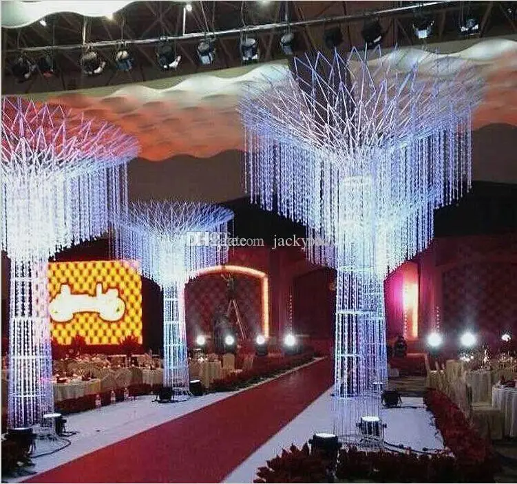 

99 Feet/30Meters Clear Garland Diamond Strand Hanging Crystal Acrylic Bead Curtain Chains Party Tree Wedding Centerpiece Decor