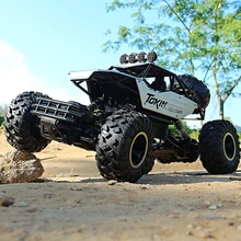 RC Car 1/12 4WD Rock Crawlers 4x4 Driving Car Double Motors Driving Bigfoot Car Remote Control Car Model off-Road Vehicle Toy kids electric 2 4g 4ch 4wd beach rock crawlers rc car toy 1 22 scale 4wd high speed remote control dirt bike off road car toy