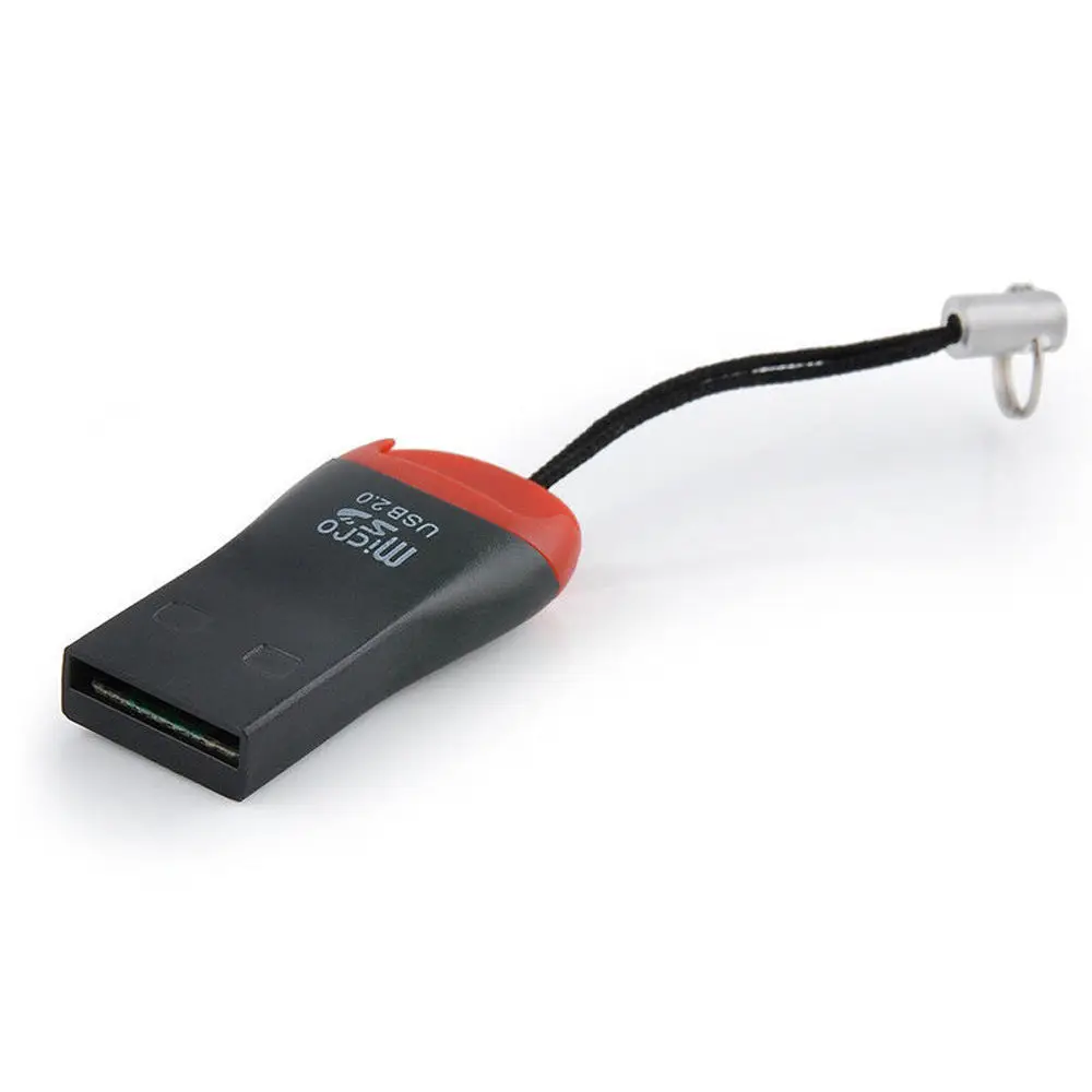 Best Price USB 2.0 Micro SD SDHC TF Flash Memory Card Reader Mini Adapter For Laptop 0.35