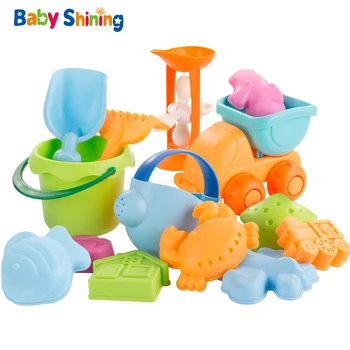 

Baby Shining Kids Beach Toy Set Baby Sand Shovel Baby Bath Boy Girl Play Sand Play Snow Tools Sand Sculpture Toy Education