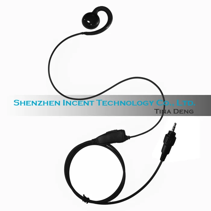VOIONAIR 2pcs/lot C Shape Ear Hook Earpiece Earphone Headset PTT for Motorola CLP1010 CLP1040 CLP1060 CLP446