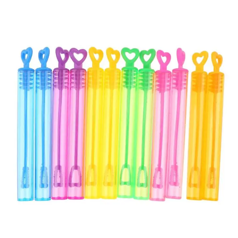 6/12/24Pcs Empty Bubble Soap Bottles Wedding Birthday Party Children Toy Baby Shower Bubbles Maker Kids Outdoor Fun BubbleToy