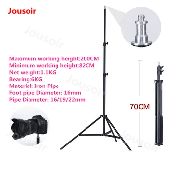 

Falconeyes i-2001/B Photographic Light stand 2meter 3 section flash lamp frame photographic equipment light stand CD50 T06