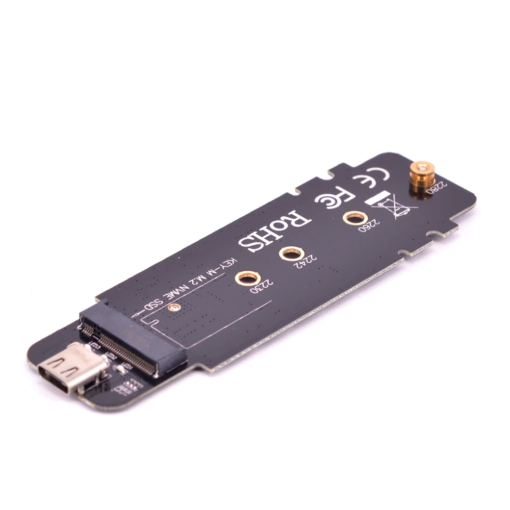  M schlüssel M.2 SSD Tragbare Mobile Box USB 3.1 Typ-C zu NVMe PCIe 30 4x M2 für Intel 760 P 960 EVO
