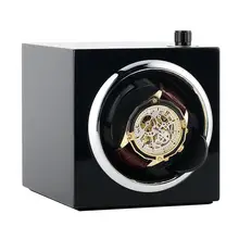 AU/EU/US/UK с автоматическим заводом часов коробка пять режимов одиночные часы держатель мотора шейкер черный ПЭ фортепиано краска чехол enrrollador reloj