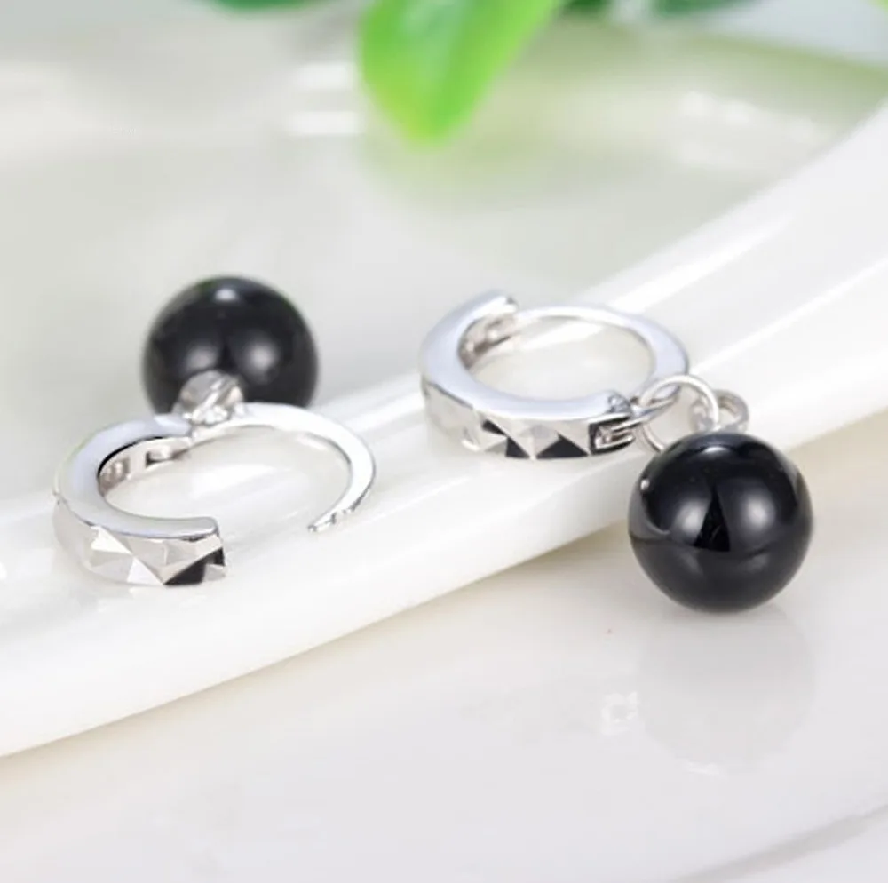 stone drop earrings 925 silver jewelry (2)