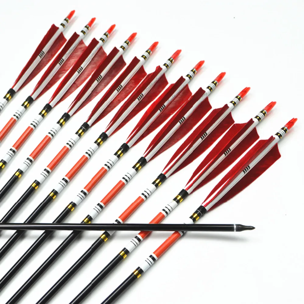 Buy 12pack 31"(80cm) Spine 400 600 red Aluminum arrows